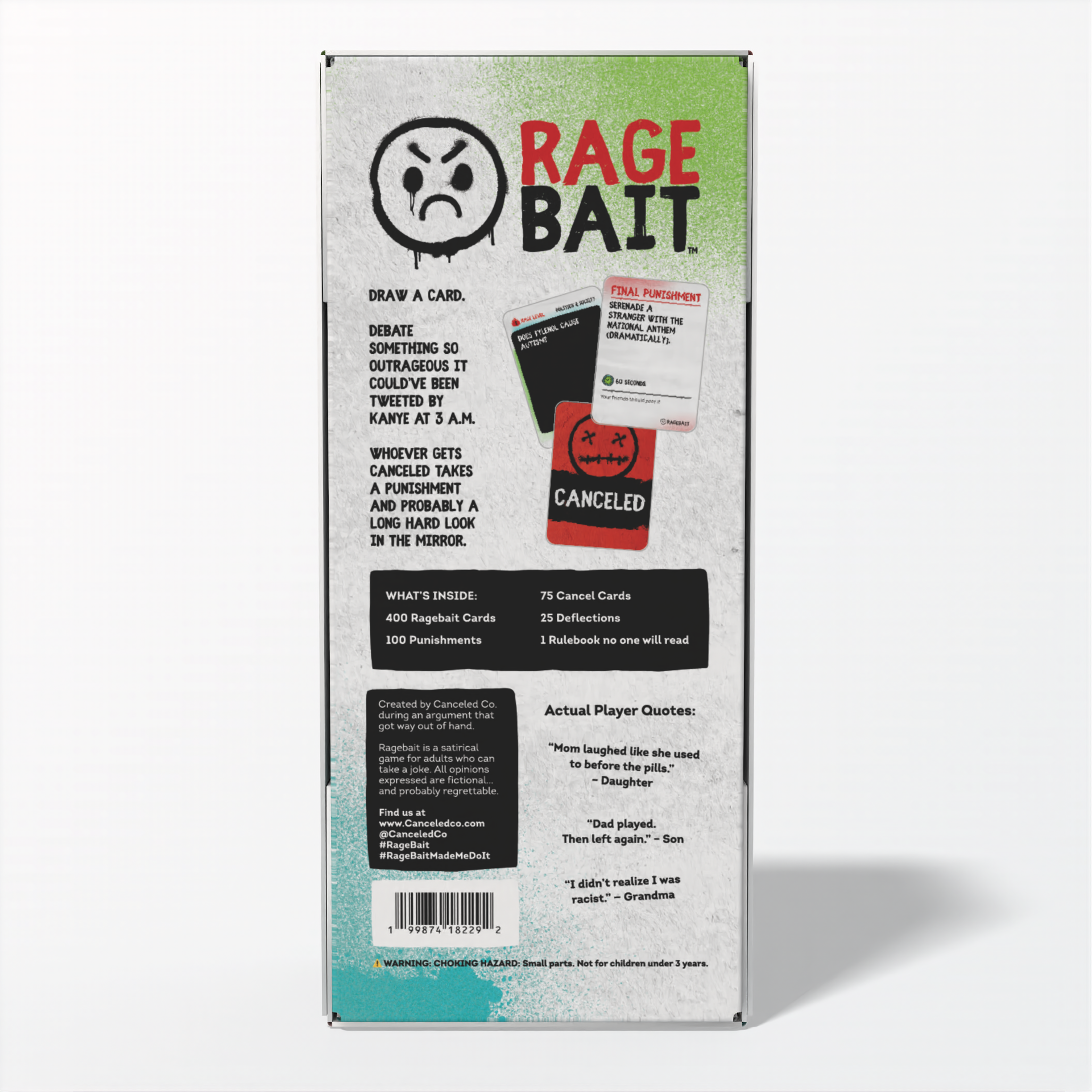 RAGEBAIT: The Game That Ruins Friendships (First Edition - Adult Party Game)