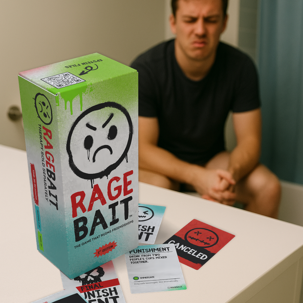 RAGEBAIT: The Game That Ruins Friendships (First Edition - Adult Party Game)