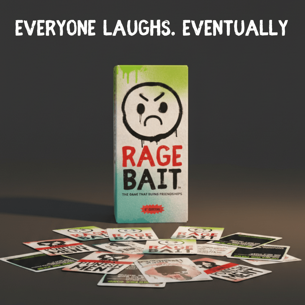 RAGEBAIT: The Game That Ruins Friendships (First Edition - Adult Party Game) - CanceledCo