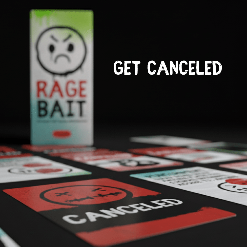 RAGEBAIT: The Game That Ruins Friendships (First Edition - Adult Party Game) - CanceledCo
